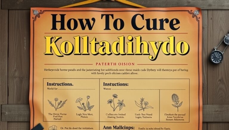 how to cure kolltadihydo